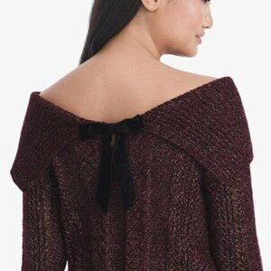 White House Black Market Bow Back Sweater Size Small